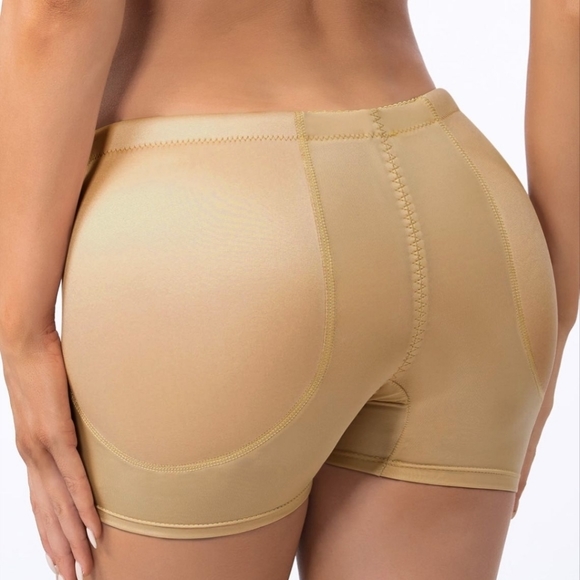 New Hourglass Side Hip Enhancer Firm Control Seamless Padded Shapewear Beige 3XL - Picture 3 of 6